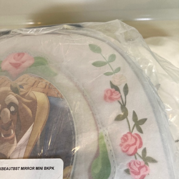 Disney Loungefly Beauty and the Beast Mirror Mini Backpack Sealed NWT - Picture 12 of 16